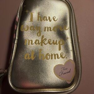 Too Faced Metallic Gold Makeup Organizer